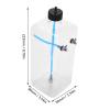 ACAGALA Remote Control Model Accessory Parts Transparent Plastic Fuel for RC Airplane (1500ml (for 150-200cc aircraft)) view 2