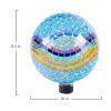 Echo Valley 8278 Oceana Mosaic Gazing Globe Outdoor Dcor for Lawns and Gardens, 10 inches view 3