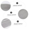 3pcs Cotton Rope Woven Storage Multipurpose Organizer Bins for Nursery Bathroom Living Stylish Home for Clothes and Sundries view 2