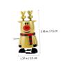 BESPORTBLE 5Pcs Xmas Clockwork Walking Adorable Santa Snowman Reindeer Penguin for Christmas Party Favors Safe Design for view 2
