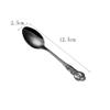 2/4/6/12 Pieces Sliver Spoons Gold Dinner Set Stainless Steel Tableware Western Soup Spoon Mirror Black Cutlery(Sliver,12PCS) view 2