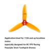 12Pcs Gemfan Hurricane 3020 3-Blade PC Propeller 3 Holes Props 1.5mm for RC FPV Racing Freestyle 3inch Toothpick Cinewhoop view 2