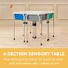 Back2School Express Adjustable Quad Sensory Tables with Lids, Childrens Furniture, Contemporary view 3