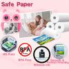 5 Rolls Premium Mini Thermal Printer Sticker Paper, BPA Free, 57 X 25mm, Mini Printer Sticker Paper for Most Kids Instant Camera, Kids Instant Camera Refill view 3