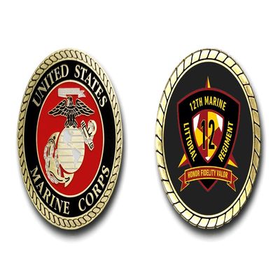 12th Marine Littoral Regiment US Marine Corps Challenge Coin