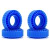 108mm Silica Gel Foam Insert Compatible with 1.9 Inch Tires Compatible with 1/10 Scale RC Crawler Vehicles TRX6 CMX VS4-10(Blue 4pcs-Hard) view 1