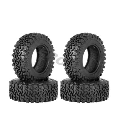 1.9 Inch Rock Crawler Tires Compatible with 1/10 Scale Off Road Vehicles 90-117mm Tyres Compatible with II and III Wheels(TN1001-4PCS)