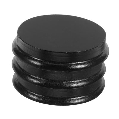 3pcs Mini Round Wooden Base for Doll Display Circular Craft Stand for Miniature Figures and Clay Dolls for Projects and Collectibles