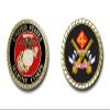 14th Marine Regiment US Marine Corps Challenge Coin view 1