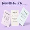 30 Islamic Reflection Cards Daily Inspirational Affirmations Reminders from The Quran for Muslims Gift view 3