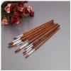 12Pcs Artists Paint Brush Set Nylon Hair Acrylic Watercolor Round Pointed Tip view 1