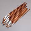 12Pcs Artists Paint Brush Set Nylon Hair Acrylic Watercolor Round Pointed Tip view 3