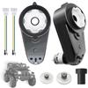 2Pack 12V Power Wheels Gearbox with Large Aperture 1.9cm/0.74in,12 Volt Power Wheel Motor is High Torque Steel Upgrade for 1.6CM/0.61IN Gearbox Replacement Parts,12V RS550 12000RPM view 1