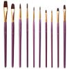 20Pcs Paint Brush Set Artist Paint Brushes for Watercolor, Oil Paintings Canvas, Ceramic, Clay, Wood & Models view 2