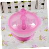 CORHAD Suction Bowls with Spoon Set for Toddlers Non-Slip Spill Proof Feeding Bowls Food Grade Silicone Dishwasher Safe for Weaning view 3