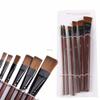 1 Set/6 Pcs Artists Brushes Nylon Acrylic Oil Paint Brushes for Artist Supplies Watercolor Set Painting Supplies view 4