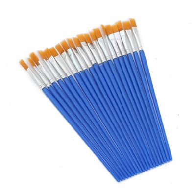 20 Small fine Nylon Brushes of The Same Size for Painting Watercolor Brush pens for Artists