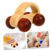 BRIGHTFUFU Hand Push Wooden Car for Grasping Plaything Lightweight Design Smooth Edges Enhances Grasping Skills and Feeding Development for Indoor and Outdoor Fun view 3