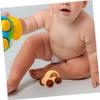 BRIGHTFUFU Hand Push Wooden Car for Grasping Plaything Lightweight Design Smooth Edges Enhances Grasping Skills and Feeding Development for Indoor and Outdoor Fun view 4
