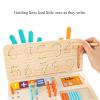 AisAisle Wooden Finger & Stick Counting Board with Number Tracing for Toddlers 3-5, Colorful Digit Blocks, Educational Math Toy for Kids Boys Girls, Preschool Learning Toy Ages 3 4 5 view 3
