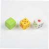 ADOCARN 18sets Dice Shaped Cartoon Erasers of Rubber Erasers for Boys and Girls for School Supplies and Learning Activities Random Colors Great for Pencil Cases view 3