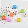 ADOCARN 18sets Dice Shaped Cartoon Erasers of Rubber Erasers for Boys and Girls for School Supplies and Learning Activities Random Colors Great for Pencil Cases view 4