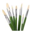 6pcs/Set of bristles Artist Oil Painting Brush, Tongue Peak Brush Set, Painting Art Supplies view 1