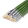 6pcs/Set of bristles Artist Oil Painting Brush, Tongue Peak Brush Set, Painting Art Supplies view 2