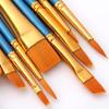 10Pcs/Set Nylon Artist Paint Brush Professional Watercolor Acrylic Wooden Handle Painting Brushes Art Supplies Stationery(2) view 4