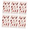 6Pcs Realistic Fake Wound Scar Stickers for Halloween Skin Friendly Temporary Body Decals for Vampire Makeup Costume Parties and Theater Props Durable Adhesion Variety view 1