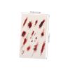 6Pcs Realistic Fake Wound Scar Stickers for Halloween Skin Friendly Temporary Body Decals for Vampire Makeup Costume Parties and Theater Props Durable Adhesion Variety view 2
