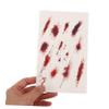 6Pcs Realistic Fake Wound Scar Stickers for Halloween Skin Friendly Temporary Body Decals for Vampire Makeup Costume Parties and Theater Props Durable Adhesion Variety view 4