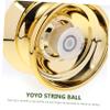 LALADEFIEE Beginner Yo-yo Metal Fingertip Ball Toy Alloy Toy Balls String Unresponsive for Adults view 2