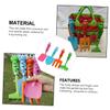 UPKOCH Kids Gardening Tool Set Multi-Function Trowel Shovel and Rake Sturdy and Ergonomic Design for Boys and Girls Gardening Activities Random Color view 3