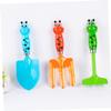 UPKOCH Kids Gardening Tool Set Multi-Function Trowel Shovel and Rake Sturdy and Ergonomic Design for Boys and Girls Gardening Activities Random Color view 4