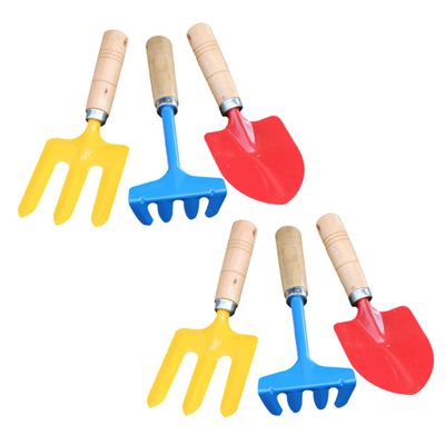 CORHAD Children's Gardening Shovel Set Colorful Weeding Tools for Boys and Girls Mini Flower Shovel and Soil Turner for Outdoor Gardening and Playtime 2-Piece Garden Tool Kit