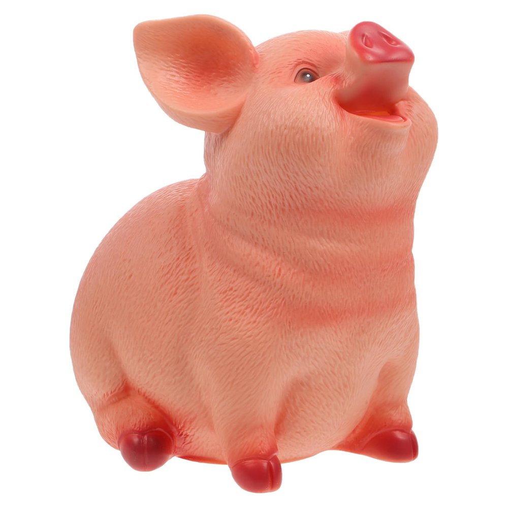 Abaodam Cute Piggy Bank for Boys and Girls Large Resin Coin Box Unbreakable Design for Saving for Boys and Girls Adorable Desktop Decor