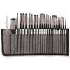 24 pcs/Set Nylon Hair Watercolor Paint Brush Pen Wooden Handle Scrubbing Scraper Acrylic Painting Art Brushes Supplies(Black) view 2