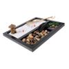 Abaodam Miniature Landscape Sand Table Ornaments Meditation Garden Kit Wooden Rakes Table Decoration for Office view 1