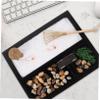 Abaodam Miniature Landscape Sand Table Ornaments Meditation Garden Kit Wooden Rakes Table Decoration for Office view 3