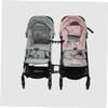 Sosoport Twin Baby Stroller Connector Detachable Pushchair Connection Accessories Adjustable Buckle for Universal Strollers Lightweight and Foldable for Travel view 3