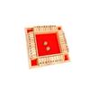 Abaodam 1 Set Wooden Drinking Game Props for Ktv Bar and Parties Digital Flop Game with Non Slip Base and Dice Accessories for All Ages Red view 1