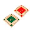 Abaodam 1 Set Wooden Drinking Game Props for Ktv Bar and Parties Digital Flop Game with Non Slip Base and Dice Accessories for All Ages Red view 4
