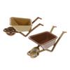 LIOOBO 2pcs Miniature Garden Landscape Mini Cart Decor Mini Farm Trolley Models Creative Ornament view 1