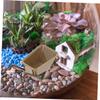 LIOOBO 2pcs Miniature Garden Landscape Mini Cart Decor Mini Farm Trolley Models Creative Ornament view 4