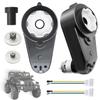2Pack Power Wheels Motor with 1.6cm/0.61in Gearbox,1.9cm/0.74in Large Aperture Gearbox with Steel Gears for Ride On Motor Upgrade Replacement Parts,12V RS550 40000RPM view 1