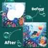 jackinthebox Sticker/Paint by Number Ocean book craft for Girls Ages 8-12 view 3