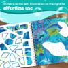 jackinthebox Sticker/Paint by Number Ocean book craft for Girls Ages 8-12 view 4