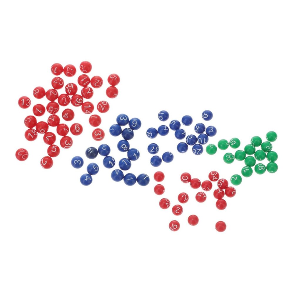 Toddmomy 2packs Plastic Raffle Balls Number Etching Reliable for Adult Party Games