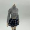 1/6 Female Figure Sweater Doll Top Accessory for 12 Inch Action Figures Miniature Clothing Cosplay Outfit view 2